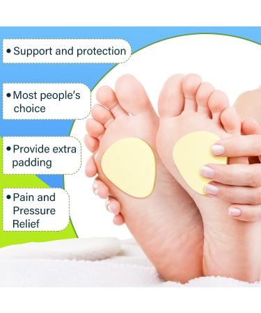 36 Pcs Metatarsal Foot Pads - 1/5 inch Thick Cushions for Ball of Foot Pain Relief | Foam Forefoot Support Inserts for Women and Men - Buy Online on GoSupps.com
