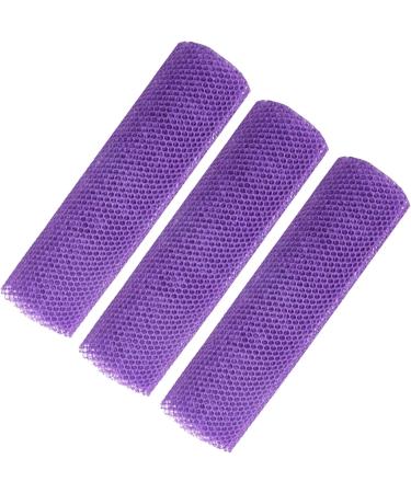 Tuxxjzm African Bath Sponge - African Mesh Cloth Net Scrubber Bath Towel Dead Skin Removal Bath Sponges for Women & Men Purple - Buy Online on GoSupps.com