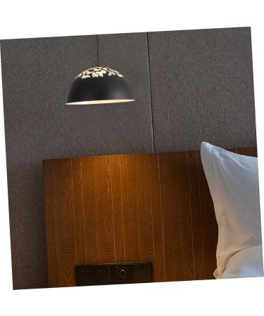 Angoily 1pc Unique Iron Ceiling Room Craft Retro Vintage Lamp Style Creative Light Pendant Indoor Black 35x20cm - Buy Online on GoSupps.com