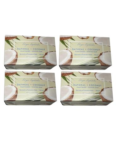 Shugar Soapworks Oatmeal & Coconut soap (pack of 4) cream
