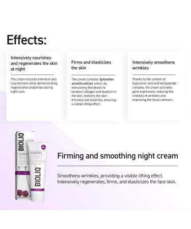 45+ Firming Night Cream - Intensive Regeneration & Wrinkle Smoothing with Hyaluronic Acid & Spilanthes Extract - Global Shipping - Buy Online on GoSupps.com