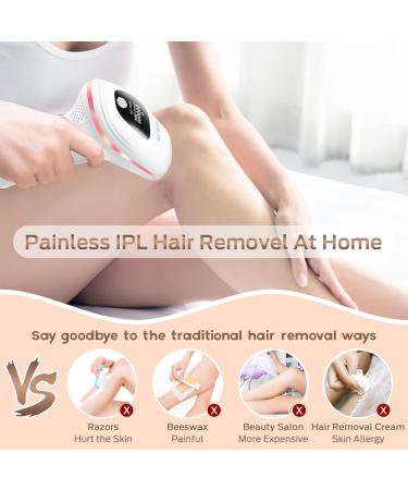 IPL Hair Removal Device - 999 900 Light Impulses for Men & Women | Permanent & Painless Laser Hair Removal for Face Body Armpits & Legs - Buy Online on GoSupps.com
