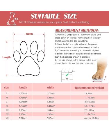 Waterproof Adjustable Dog Shoes | Anti-Slip Paw Protector Booties | Soft Soled Dog Sock Shoes (M 1.48 x 1.3in) - Buy Online on GoSupps.com
