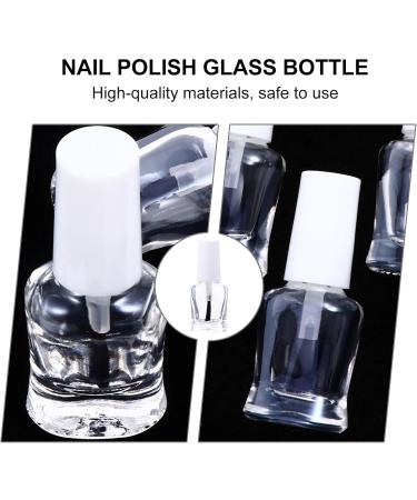 ULTECHNOVO Lot de 20 Flacons Vides en Verre Transparent 5 Ml pour Vernis Ongles Pinceau Int gr Rechargeables et tanches Adapt s aux Soins des Ongles Gel - Buy Online on GoSupps.com