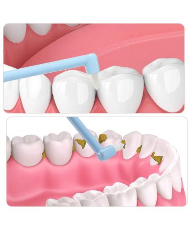 Interdental Brushes & Tooth Stain Remover Kit - 12 Piece Set for Implants and Detail Cleaning - Buy Online on GoSupps.com