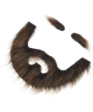Hemoton 2 Sets Beard Dress up Fake Beard Realistic Beard Christmas Santa Claus Beard Fake Whiskers Plush 20.00X13.00X0.50CMx2pcs Multix2pcs - Buy Online on GoSupps.com