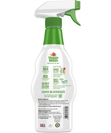 Organic Veggie Wash â€“ 16 oz Fruit & Vegetable Cleaner for Safe Produce - Buy Online on GoSupps.com