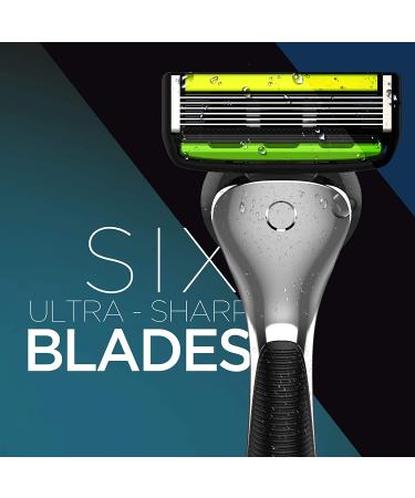 Dorco Pace 6 Pro 3D Motion Razor System - 1 Handle + 9 Cartridge Set - Buy Online on GoSupps.com