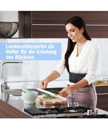 Utoo Back Support Belt for Sciatica Pain Relief - Lumbar Brace for Men & Women Breathable & Stretchy Size S (23-31) Black - Buy Online on GoSupps.com