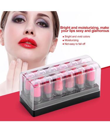 Qkiss 12 Colors Lipstick - Moisturizing Waterproof Matte Lipgloss | Long Lasting Makeup | International Shipping - Buy Online on GoSupps.com