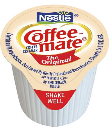 Coffee Mate Coffee Whitener Original Liquid Singles 11 ml (Pack of 180) & Liquid Coffee Creamer Lactose Free French Vanilla Single Serve Portions No Refrigeration Pack of 180 x 11ml - Buy Online on GoSupps.com