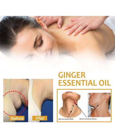 Ginger Massage Essential Oil for Lymphatic Drainage | Natural Daily Body Care - Buy Online on GoSupps.com