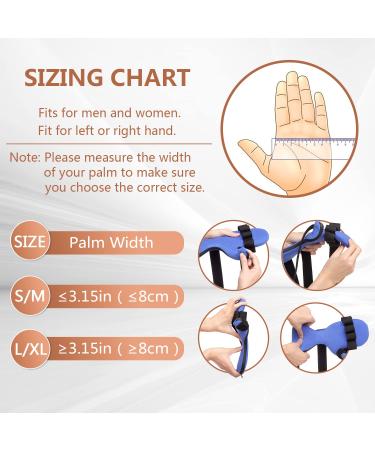 Scurnhau Resting Hand Splint - Finger Support for Stroke Recovery, Carpal Tunnel, Arthritis - Left/Right S/M - Buy Online on GoSupps.com