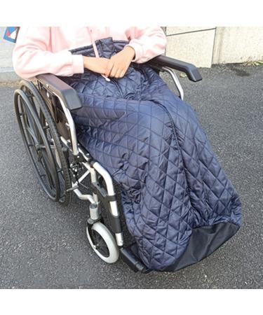 Wheelchair Windproof and Warm Blanket Manual Electric Wheelchair Windshield Cold-Proof Plus Velvet Leggings and Knee Pads Winter Windproof Cover Blanket