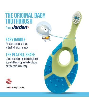 Jordan Step 1 Baby Toothbrush 0-2 Years | Soft Bristles, BPA Free | 2 Pack (Colors Vary) - Buy Online on GoSupps.com