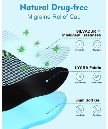Migraine Relief Cap | Headache Hat for Migraines | OLINS KAKO - Buy Online on GoSupps.com