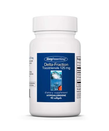 Allergy Research Group - Delta-Fraction Tocotrienols 125 mg - Vitamin E Heart/Brain - 90 Softgels