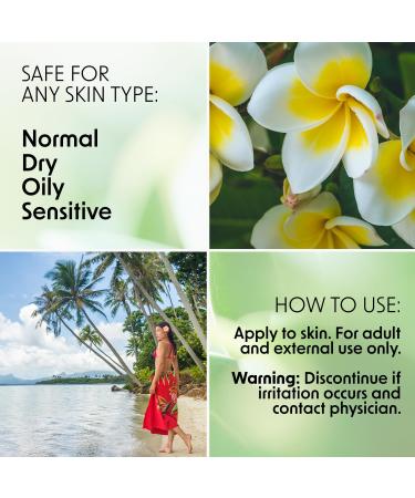 Polynesian Monoi Roll-On Perfume with Essential Oil Alcohol-Free All-Natural Organic Long-Lasting Fragrance - Travel-Size Perfume for Women - TSA Approved 0.33 oz / 10 ml - Buy Online on GoSupps.com