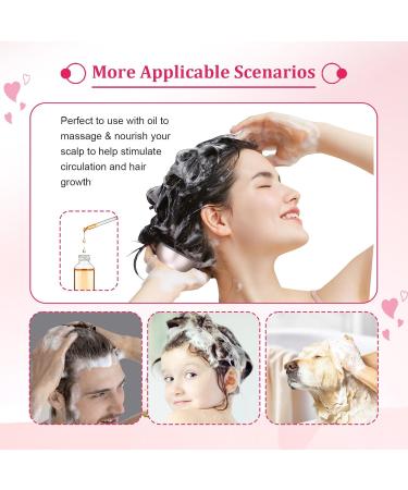 2 in 1 Scalp Massage Brush & Hair Applicator Bottle | Head Massager & Liquid Comb for Hair Treatment & Essential Oils - Buy Online on GoSupps.com