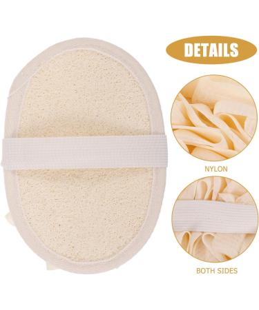 FOMIYES Bath Loofah Shower Sponge | Exfoliating Body Wash Scrubber | Soft Mesh Pouf & Dual-Sided Deep Cleansing Bath Scrunchies - Buy Online on GoSupps.com