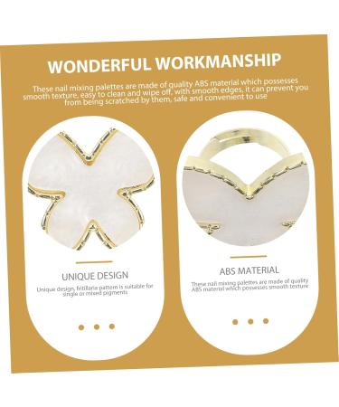 3pcs Nail Art Ring Palettes - Color Holders & Mixing Trays for Manicure | Nail Polish Tools - Buy Online on GoSupps.com