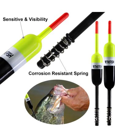 THKFISH Fishing Bobbers - Slip Bobbers for Crappie Fishing - 10pcs (2.5 X0.59 X5.4 ) - Buy Online on GoSupps.com