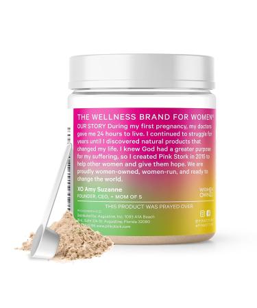 Pink Stork Fertility Drink Mix - Cranberry Lemonade Supplement for Women - Hormone Balance & Prenatal Vitamins with Inositol, B6, and B12 - Women-Owned - 30 Servings - Buy Online on GoSupps.com
