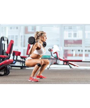 Doctor Developed Knee Patellar Brace SINGLE and Doctor Written Handbook - GUARANTEED relief for Arthritis Tendonitis Injury support Running & Weightlifting (Single Black) Single Black - Buy Online on GoSupps.com