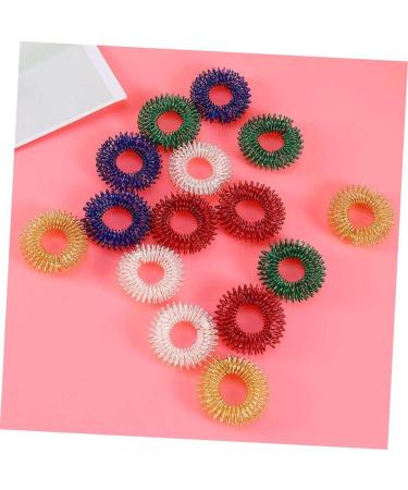 Beaupretty 24 STK Acupressure Rings for Kids | Sensory Finger Massager Toy | Stress Relief Spiky Ring Game Set - Buy Online on GoSupps.com