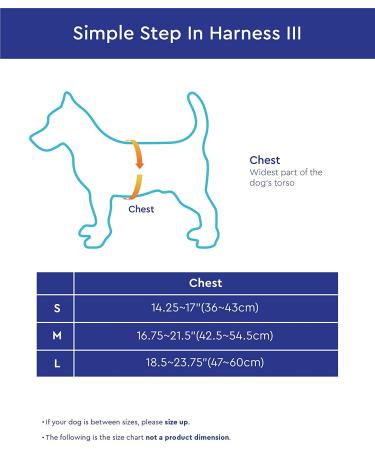 Gooby Simple Step in III Harness - Small Dog Vest Harness for Indoor & Outdoor - Blue, Small Chest (14.25-17) - Buy Online on GoSupps.com