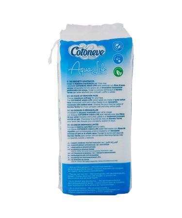 Cotoneve Maxi Make-Up Removal Pads - 100% Pure Cotton 50 Pieces | Gentle & Effective Cleansing - Buy Internationally - Buy Online on GoSupps.com
