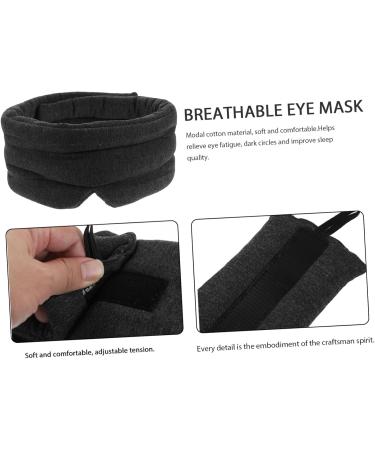 BESTYASH Masque pour Yeux Bandeau Cache Yeux Masque Nuit Sommeil Cache Oeil pour Dormir Sommeil Bandeau pour Sieste Gris Fonc  - Buy Online on GoSupps.com