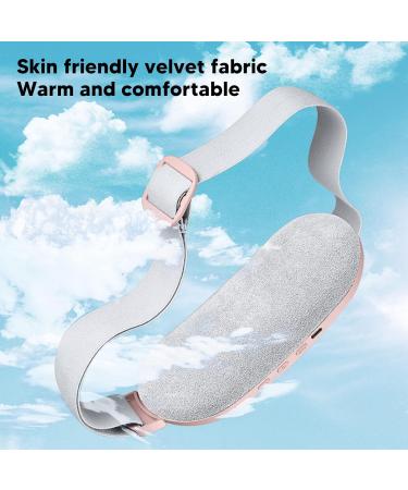 4 Gears Electric Waist Heating Belt - USB Hot Compress & Acupressure Massage | Wireless Heating Pillow for Women & Girls - Buy Online on GoSupps.com