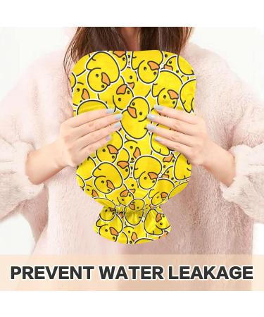 2L Rubber Hot Water Bottle with Cover - Pain Relief & Heating Bag for Children and Adults - Buy Online on GoSupps.com