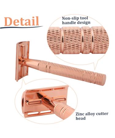 Buy Safety Double Edge Stainless Steel Razors for Men - Close Smooth Shave | International Shipping - Buy Online on GoSupps.com