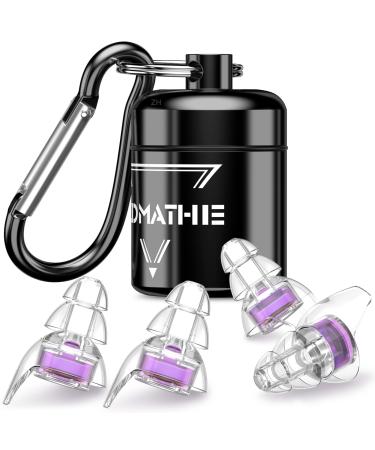2 Pairs High Fidelity Concert Ear Plugs  Silicone Hearing Protection Earplugs  Noise Reduction Music Ear Plugs for Concerts  Musicians  Festival  DJ s  Nightclub  Drummers and Raves Party - 23dB