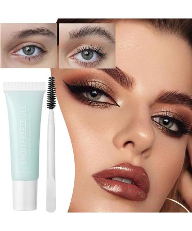 Eyebrow Gel Instant Brow Styler Waterproof Natural Gel Longwear Eyebrow 12Ml Quick Dry Clear Brow Glue Natural Styling Instant Styler With Brush - Buy Online on GoSupps.com
