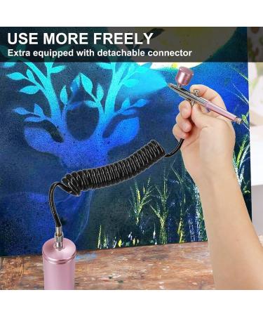 Portable Handheld Electric Spray with 0.4mm Nozzle - Ideal for Barbers Nail Art Makeup & Model Painting - Pink - Buy Online on GoSupps.com