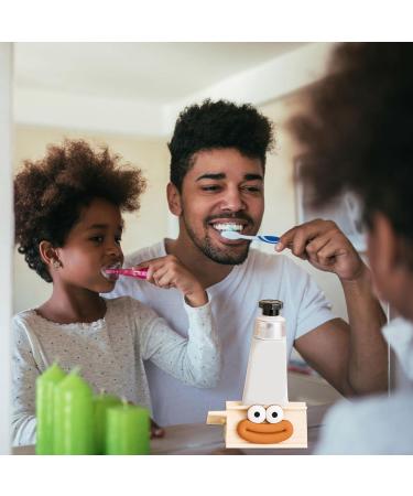 Toothpaste Squeezer - Cartoon Toothpaste Holder Squeezer - Bathroom Tube Squeezer Tool Manual Toothpaste Dispenser for Home Dorm Hotel White - Buy Online on GoSupps.com