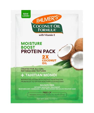 Palmers Coconut Hair Oil Protein Pack 2.1 Oz - Deep Conditioning Formula (Pack of 3) - Buy Online on GoSupps.com
