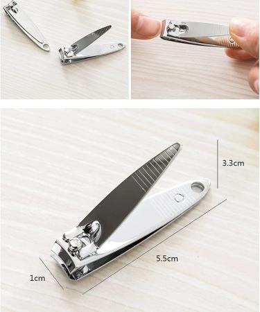 QXSJEDYCH Nail Clippers 1PC Nail Clipper Stainless Steel Hand Nail Toe Cutter Trimmer Manicure Pedicure Care Tools Trimmers Finger Nail Art Scissors Nails - Buy Online on GoSupps.com