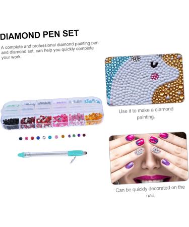 Beavorty 2 Sets Manual Drilling Pen Hot Pen Rhinestone for Nails Sewing Cross Pen Embroidery Tools Kit De Manicura Stylus Drill Flat Back Gems Hand Tools Diamond Hand Pen Manicure PC - Buy Online on GoSupps.com