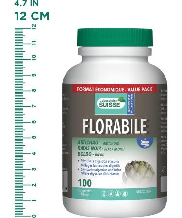 Laboratoire Suisse Florabile Stimulates Digestion 100 Tablets - Buy Online on GoSupps.com