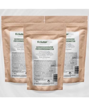 Herbal Max Kr utermax Swedish herb starter mixture for starting 2 liters of Swedish bitter 3 x 100 g