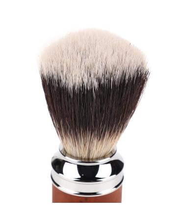 Premium Wooden Beard & Mustache Brush - Nylon Hair Shaving & Cleaning Brush for Men's Grooming | Ideal for Home Hairdressing Salons - Buy Online on GoSupps.com