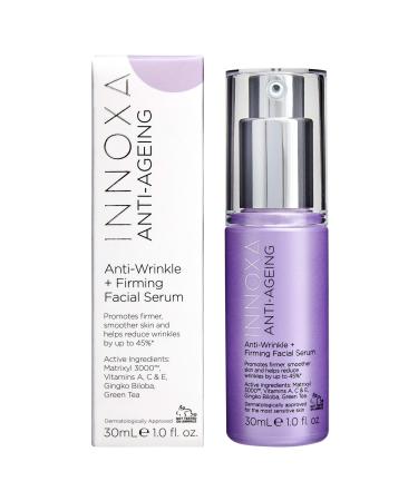 Innoxa Anti-Wrinkle + Firming Facial Serum Anti-Ageing Vitamin-Packed Skin Care Beauty 30ml