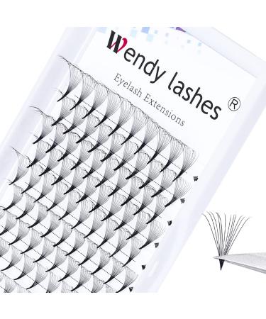 Finished compartments 12d volume of eyelash-free eyelash fan Volume technology eyelash extension 0.07 8-14mm mixed tray C curl ready-made catering compartments for eyelash extensions (12d-0.07-c-8-14)