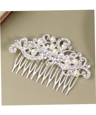 DOITOOL French Side Comb Small Womens Hair Accessories Bridesmaid Hair Comb Veils for Brides Wide Teeth Side Pins Goody Hair Clips for Women Bridal Hair Clip Metal Women's - Buy Online on GoSupps.com
