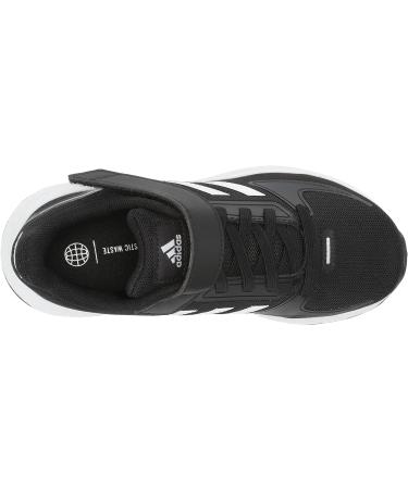 adidas Runfalcon 2.0 Little Kid Running Shoe - Size 3.5, Black/White/Silver - Buy Online on GoSupps.com