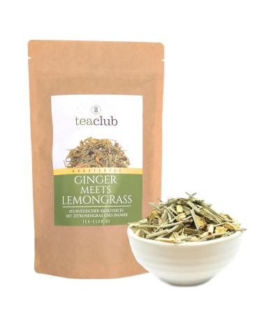 Tisane ayurv dique en vrac 500g m lange de th de racine de r glisse avec gingembre citronnelle menthe TeaClub Ginger Lemongrass Herbal Tea
